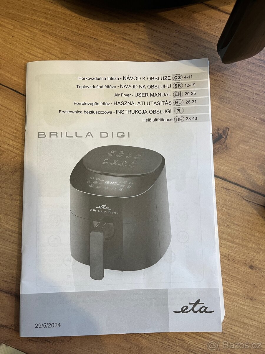 Horkovzdušná fritéza Eta Brilla Digi - 7