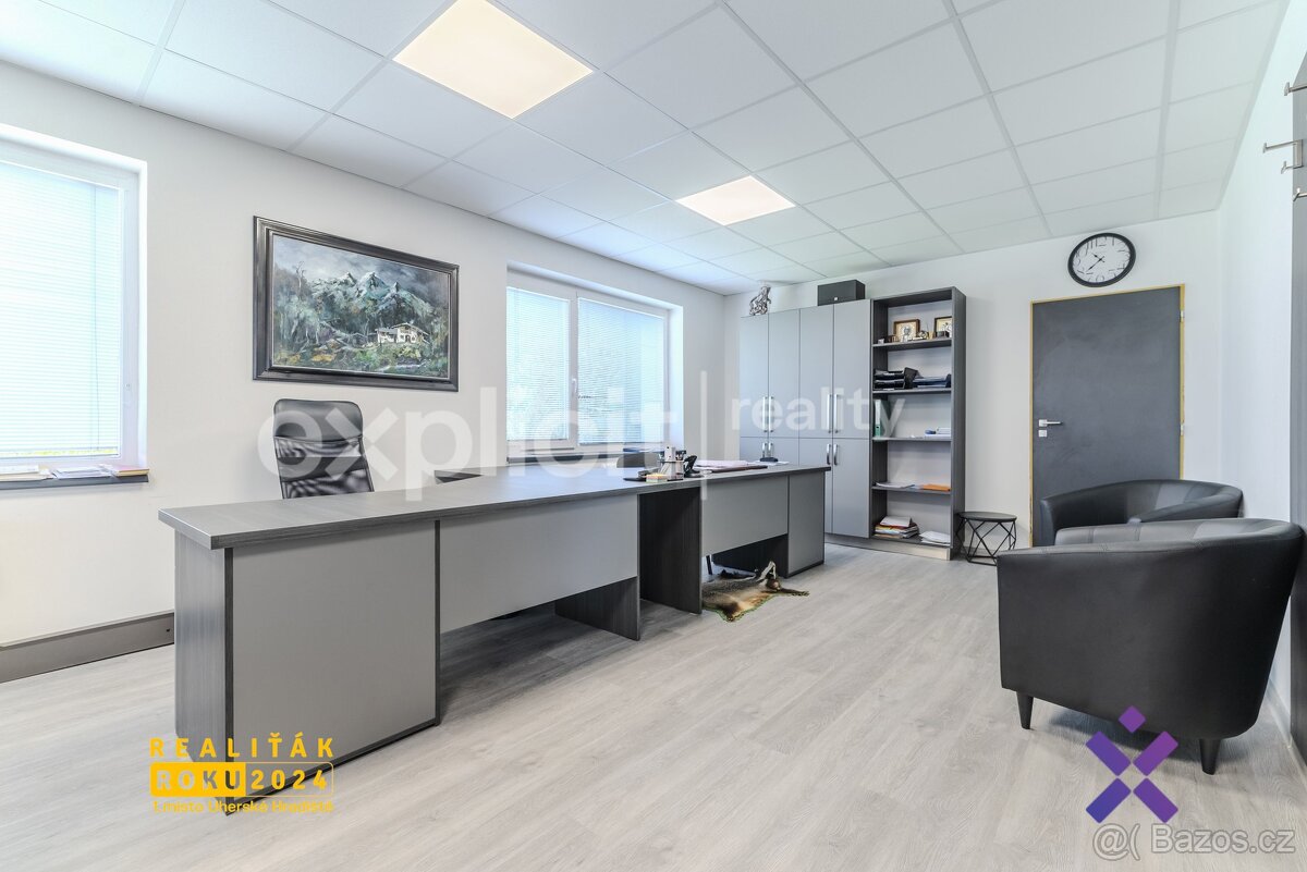 Pronájem komerčního objektu s kancelářemi, výrobou, sklady, - 7
