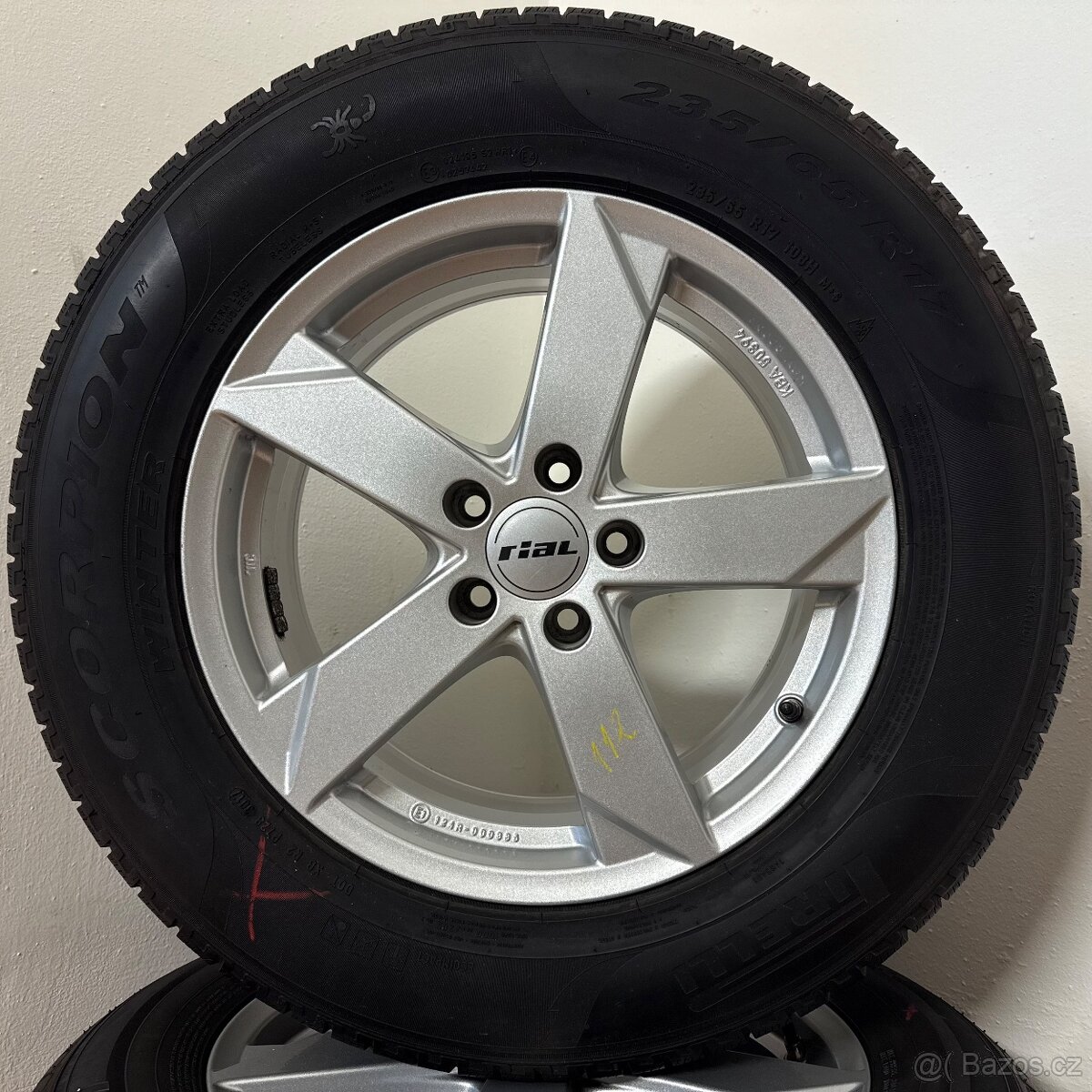 AUDI Q5 5x112 R17 ET38+ZIMNÍ 235/65R17 6mm - 7