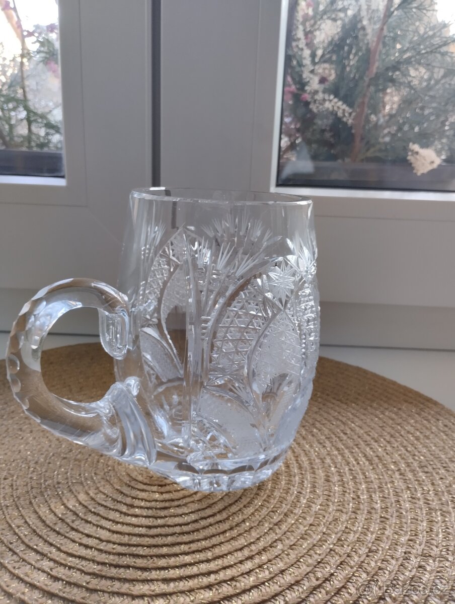 Retro broušený půllitr - 7