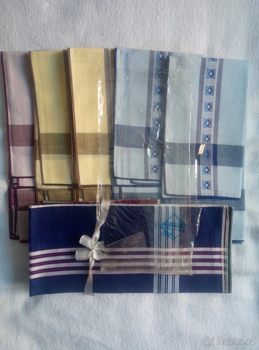 RETRO pánské kapesníky MILETA - 7