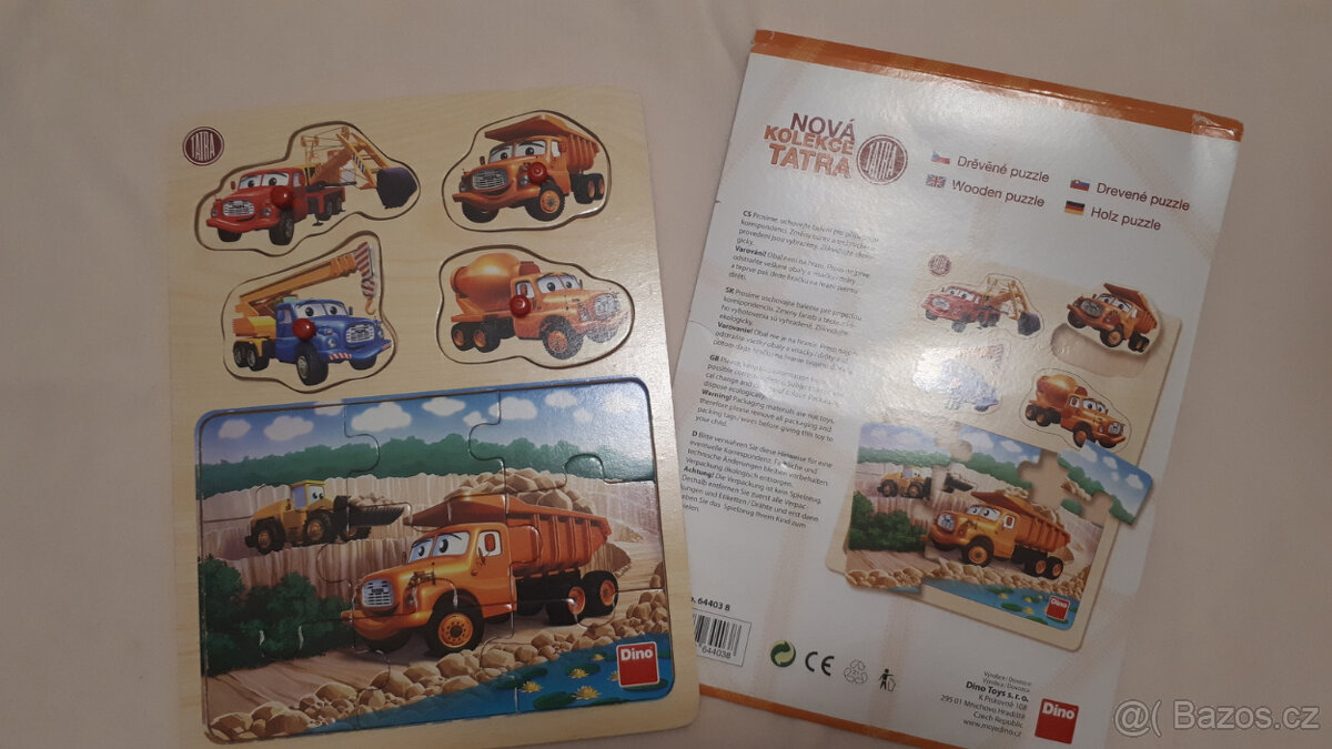 Dřevěné puzzle Tatra v lomu 13 dílků - 7