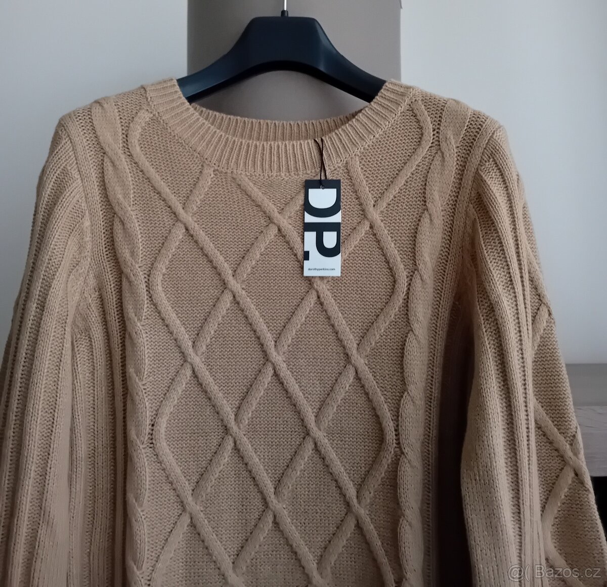 Dorothy Perkins dámské úpletové midi šaty vel. M nové - 7