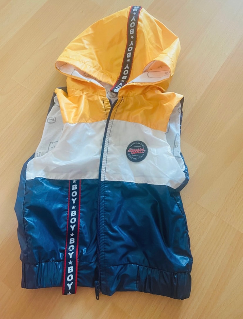 Vesta bez rukávů na zip 1,5 - 3 roky - 7