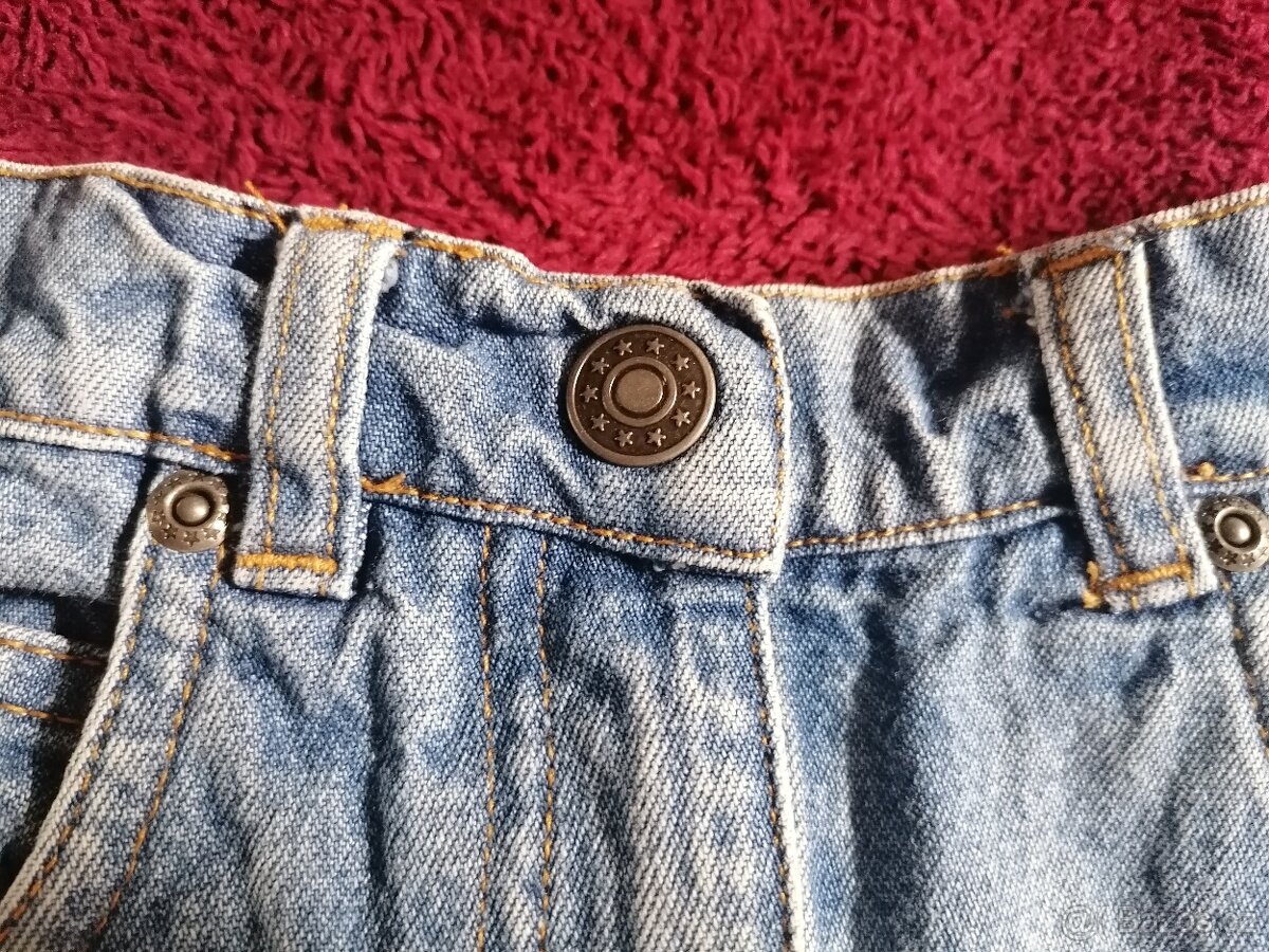 Riflová sukýnka, vel. 116 /122 - 7