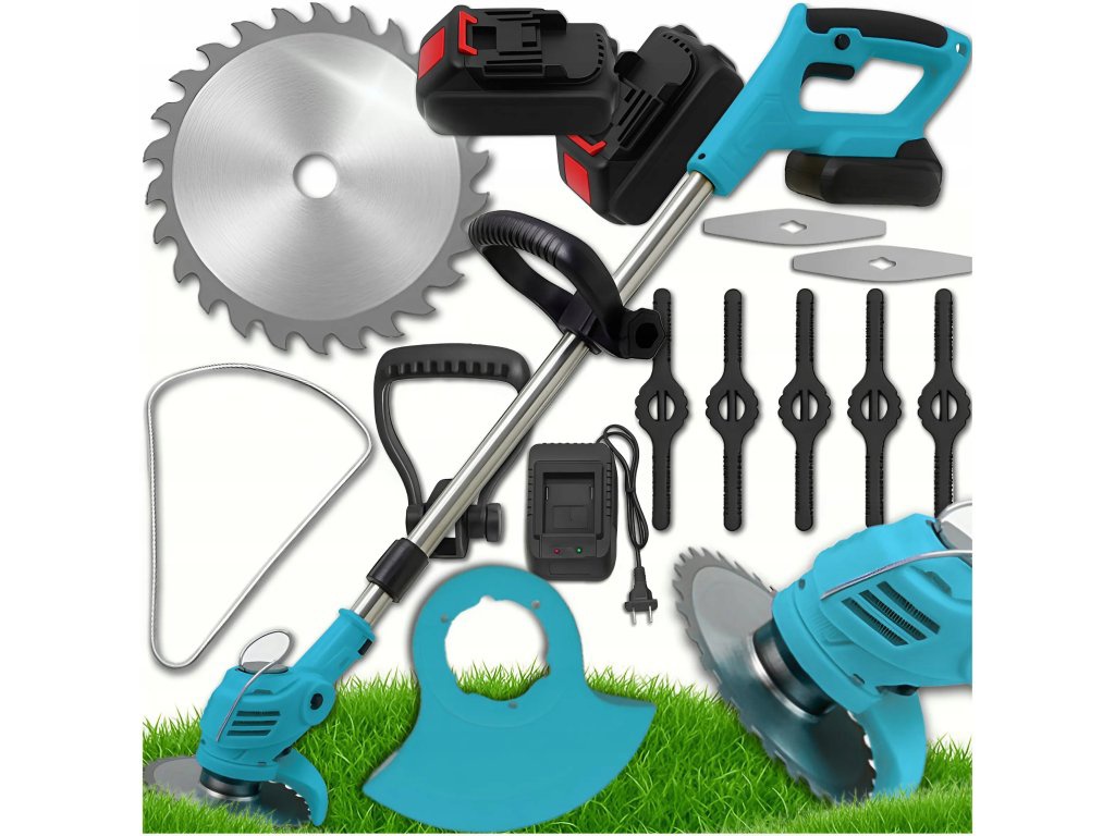 Nový elektrický křovinořez 2 baterie - 7