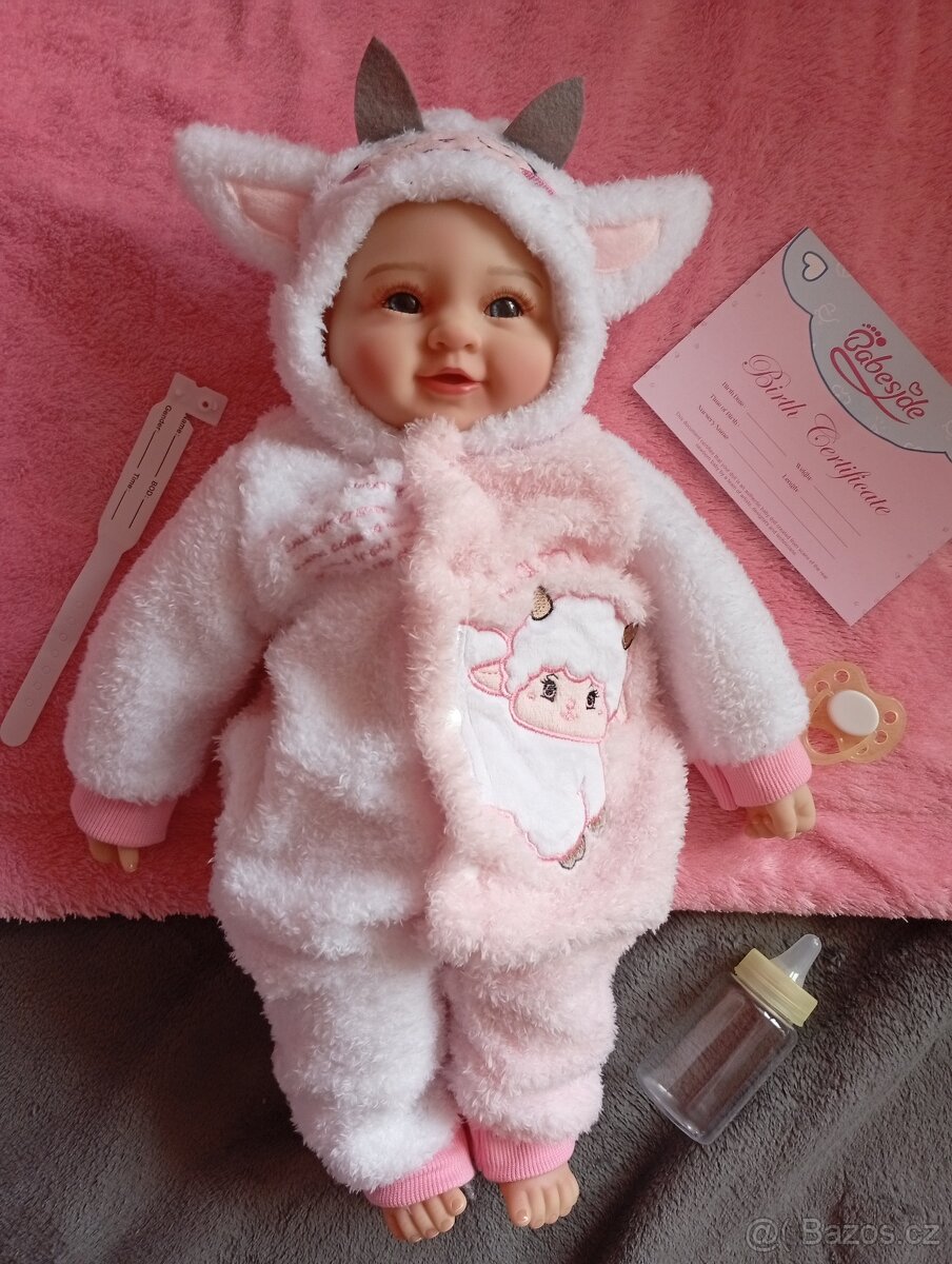 Realistická Reborn panenka ovečka - 7