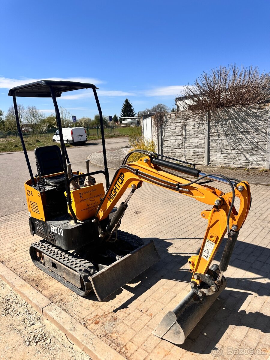 Prodám minibagr Hightop HT10 - 7