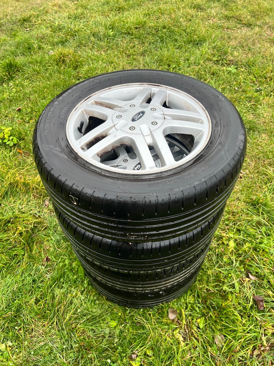 Alu disky 4x108 r15 na letní pneu 205/60 r15 - 7