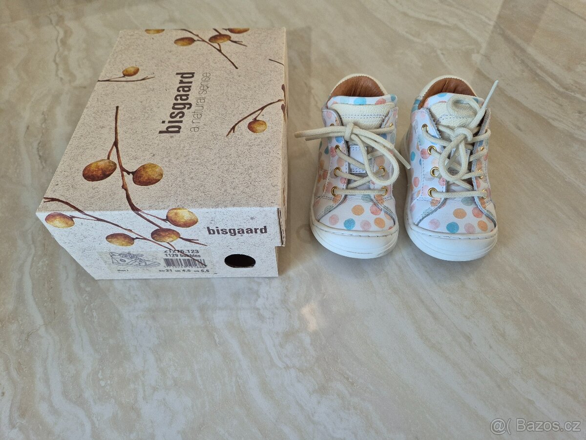 Bisgaard dětské celokožené boty, vel. 21 - 7