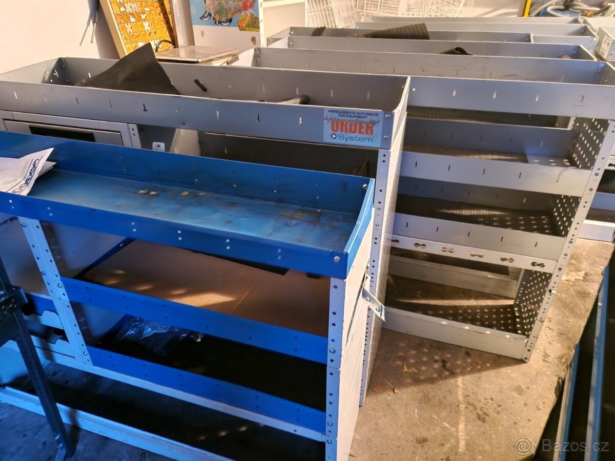 Regály do dodávky - ponk do dodávky - 7