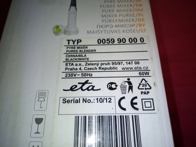ETA Masha - mixér na dětská pyré - 7