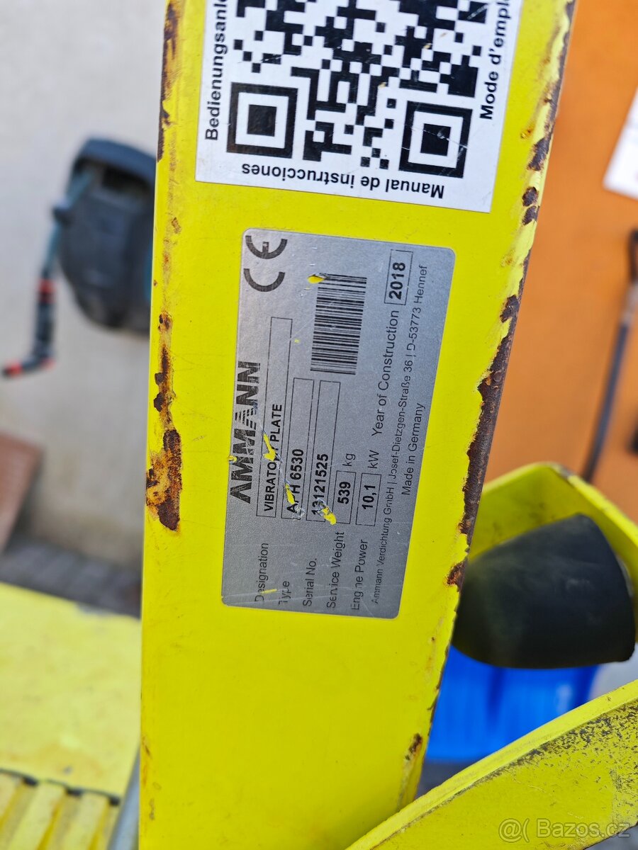 Vibrační deska hydrostatická Ammann APH 6530 - 7