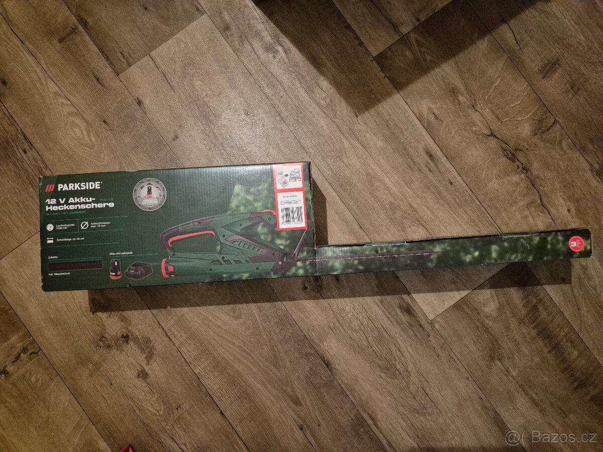Aku nůžky na živý plot parkside V12 - 7