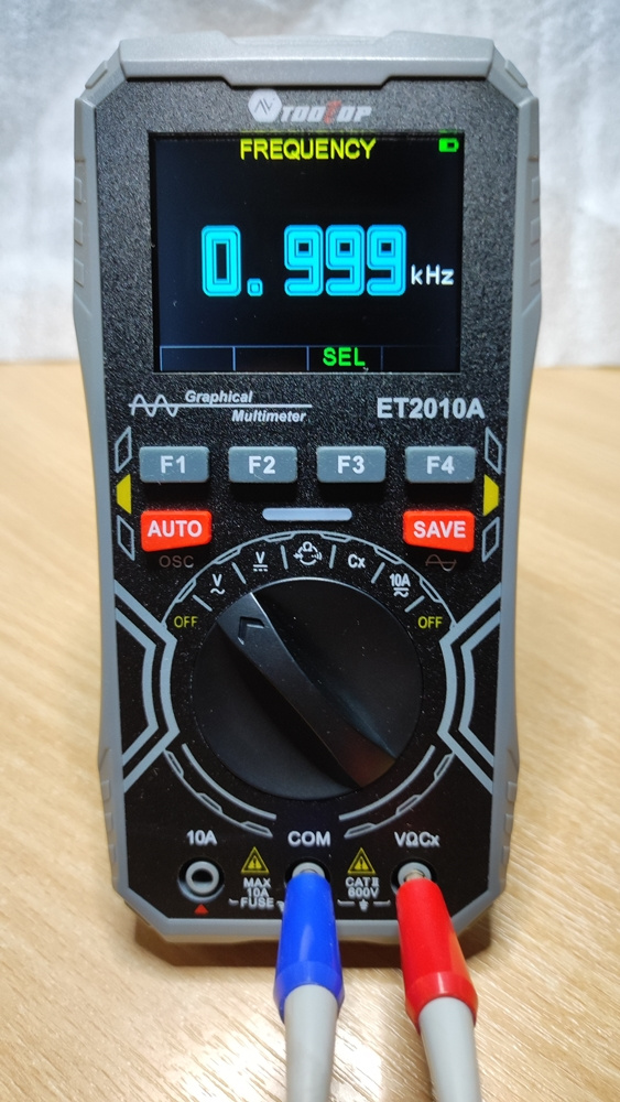 Multimetr/osciloskop TOOLTOP ET2010A 1MHz nový - 7