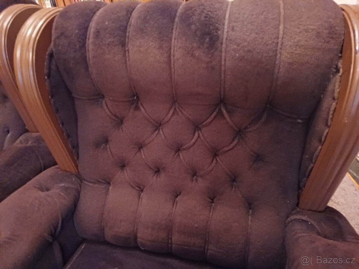 Sedací souprava - gauč + 2 křesla - 7