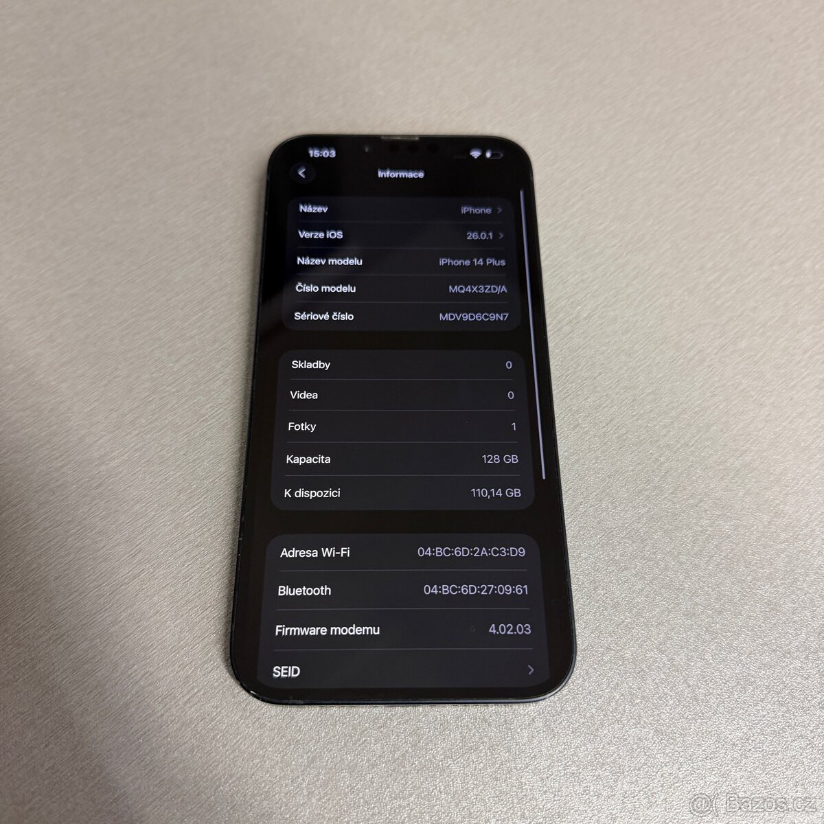 iPhone 14 Plus 128GB, pěkný stav, 12 měsíců záruka - 7