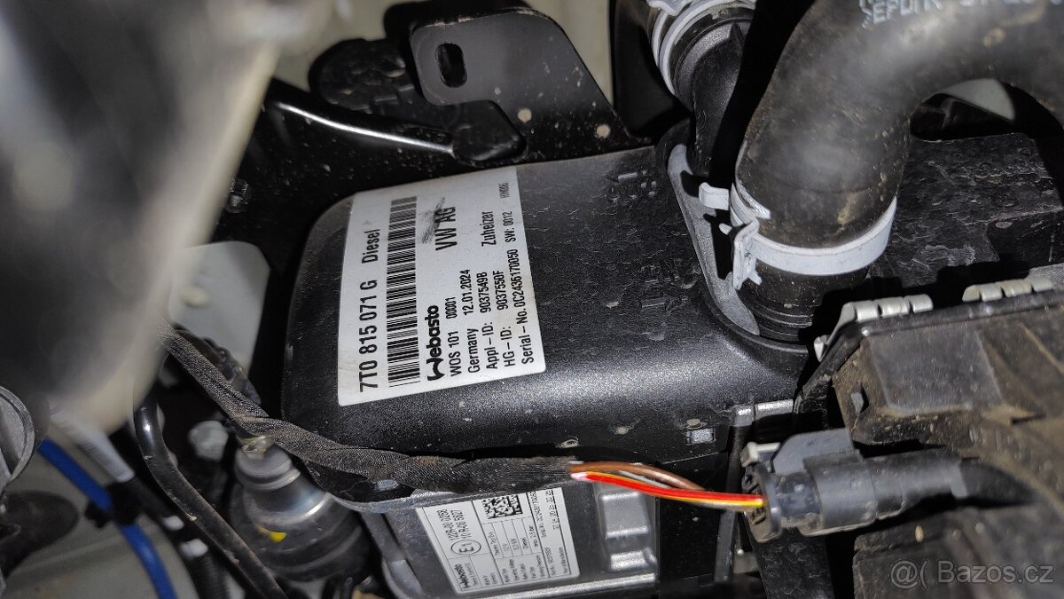 VW Multivan T7 upgrade přihřívače Webasto SUPER AKCE - 7