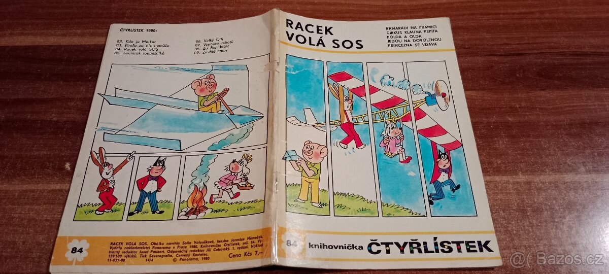 Čtyřlístek č. 82 - 89. Ročník 1980 - 7