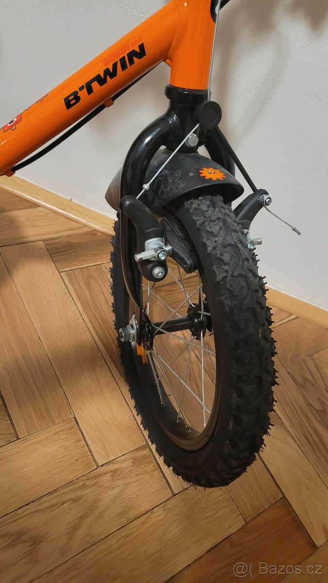 Dětské kolo Btwin 500 Robot 14" + vodící tyč - 7