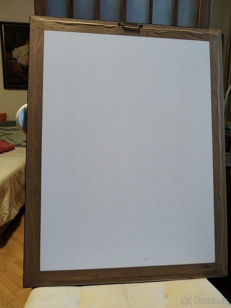 obraz NAHÁ DÁMA, akt, kresba, sign Ant. Kroča 1998 - 7