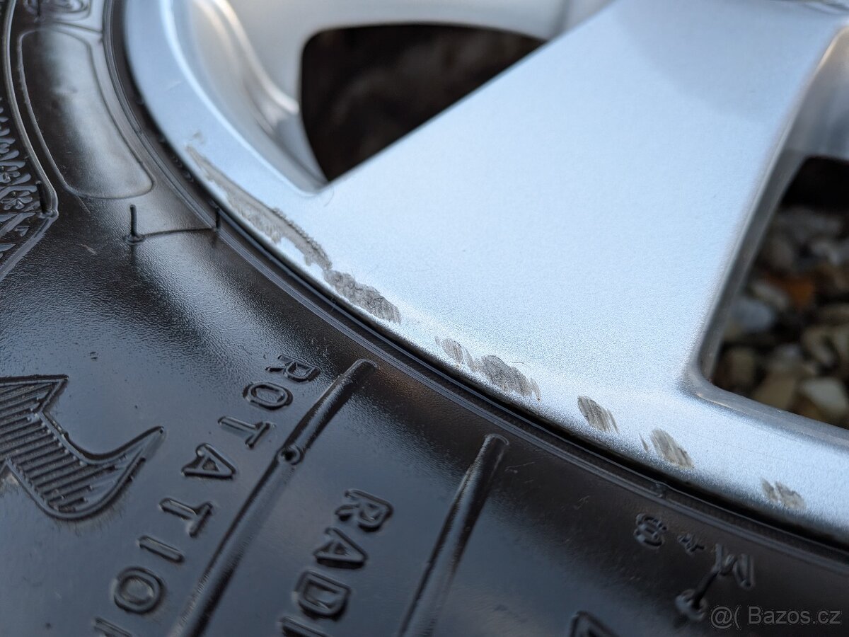 ALU disky Borbet 7Jx16 ET40 + zimní pneu 205/55 R16 - 7