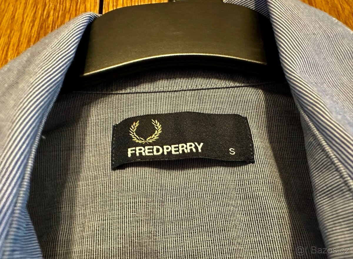 Pánská košile 2x Fred Perry a Hugo Boss, velikost S,TOP STAV - 7
