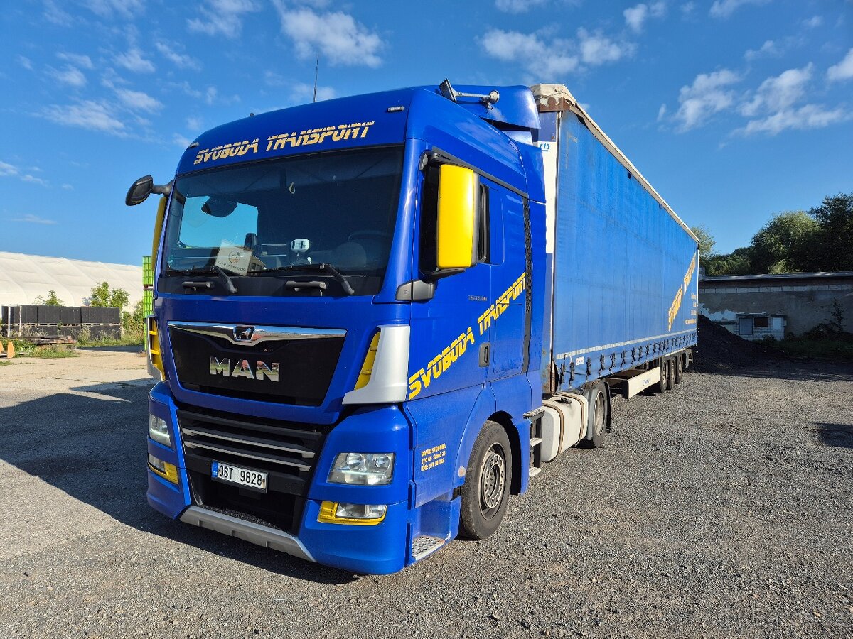 Prodám soupravu Man TGX 18.500 + Krone Megaline - 7