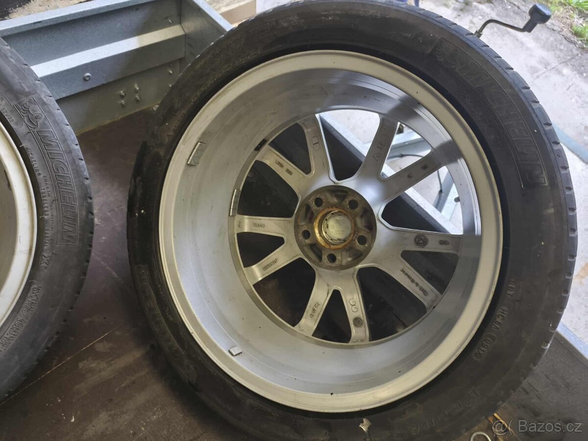 Orig. kola Škoda Spider 17" + letní pneu - 7