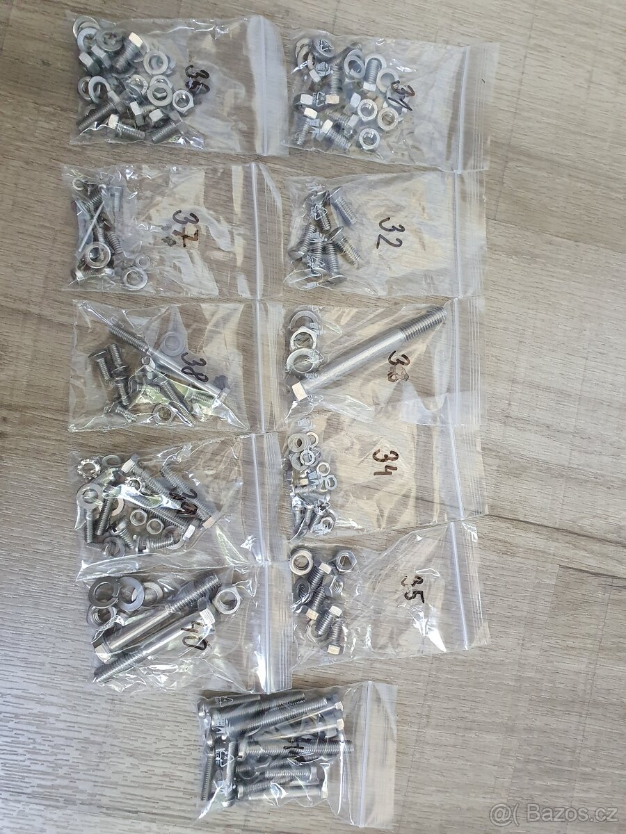 Jawa 50 pionýr sada šroubů 550, 555, 20, 21, 23 - 7