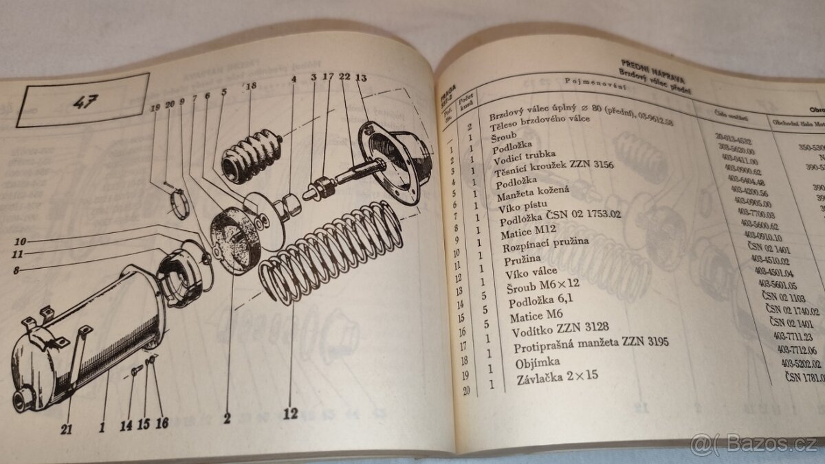 Praga S5T - katalog náhradních dílů - 7