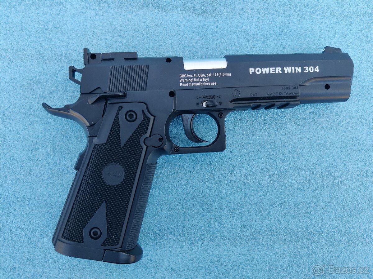 CO2 - VZDUCHOVÁ PISTOLE BORNER POWER WIN 304 - 7