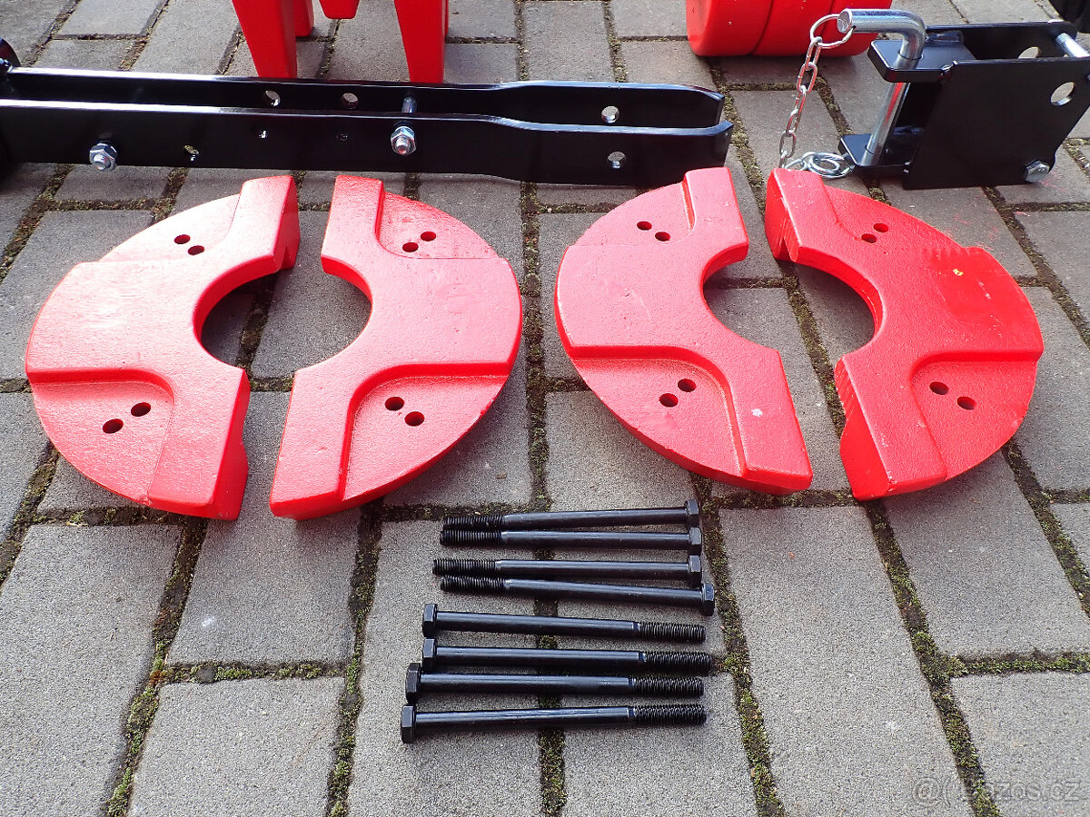 vari - NOVÉ závaží kol Global, závaží 33 kg, 5 kg + nosiče - 7