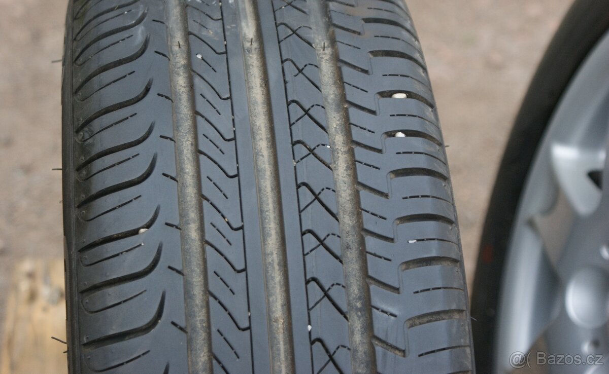 Alu R15 na Skoda VW Seat Audi a letni pneu 5x100 RIAL - 7