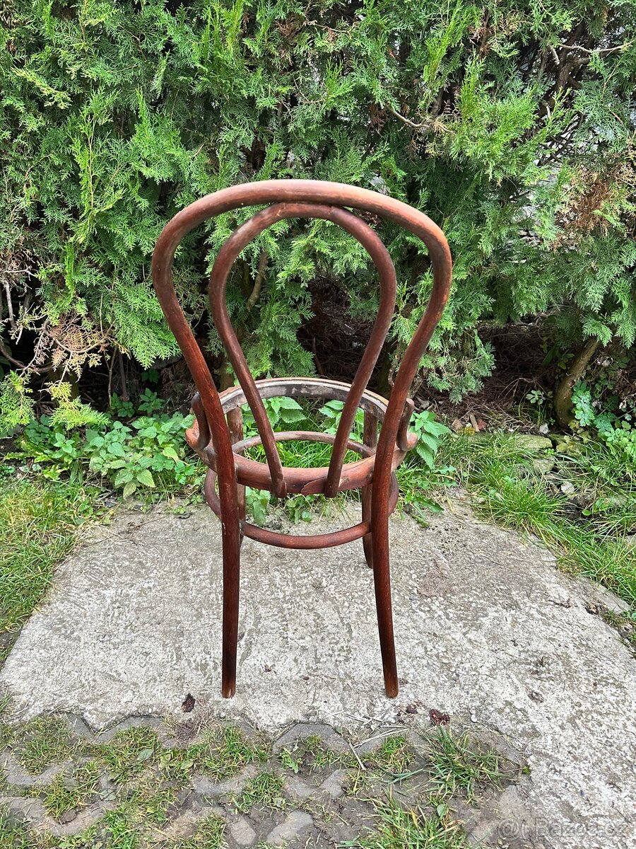 Židle z ohýbaného dřeva - Thonet (2 ks) - 7
