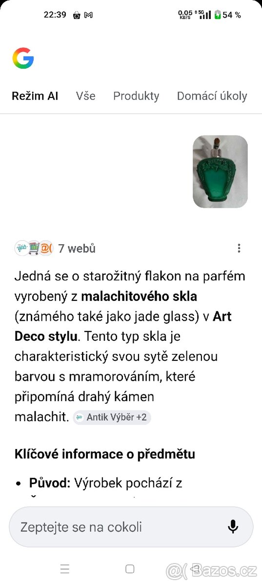 Starožitný flakon - 7