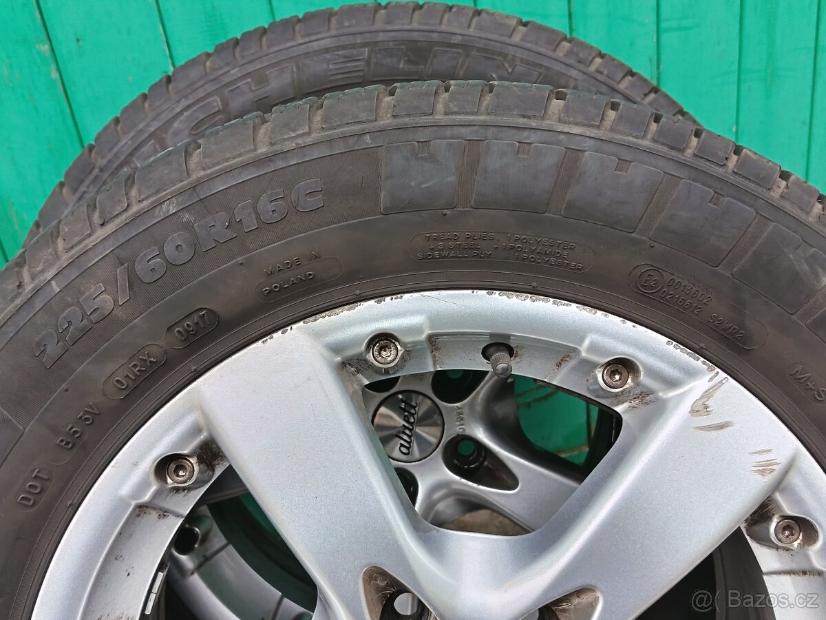 ALU kola 16, pneu 225/60 R16C - 7
