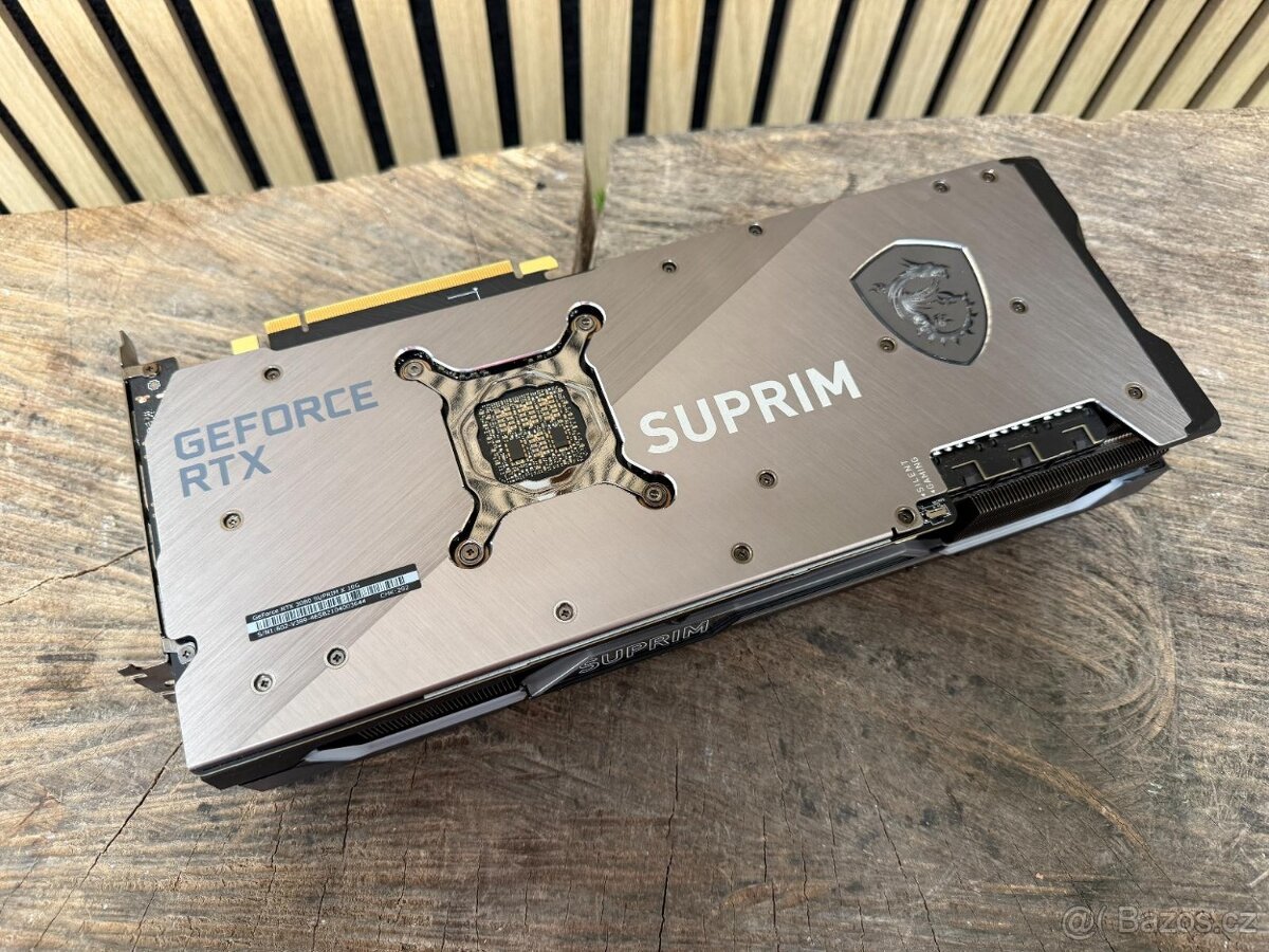 MSI RTX 3080 Suprim X 10GB - kompletní balení, TOP Stav - 7