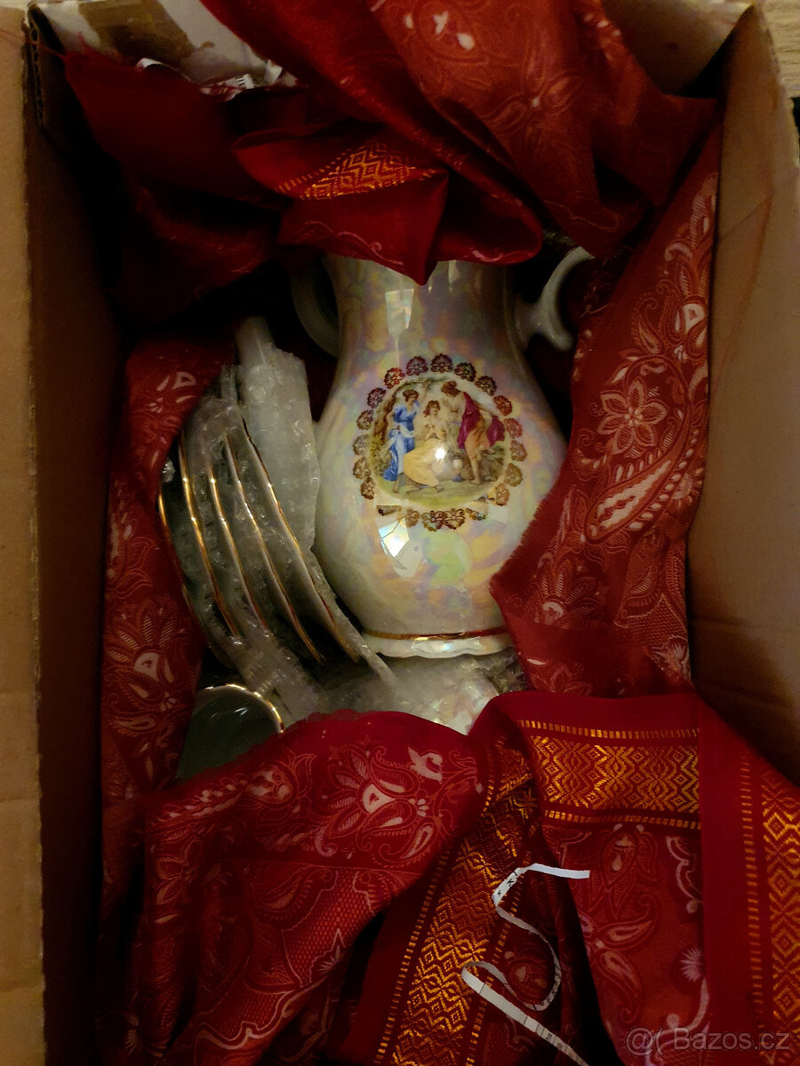 Kompletní kávová/čajová souprava Sonáta 15ti dílná (motiv tř - 7