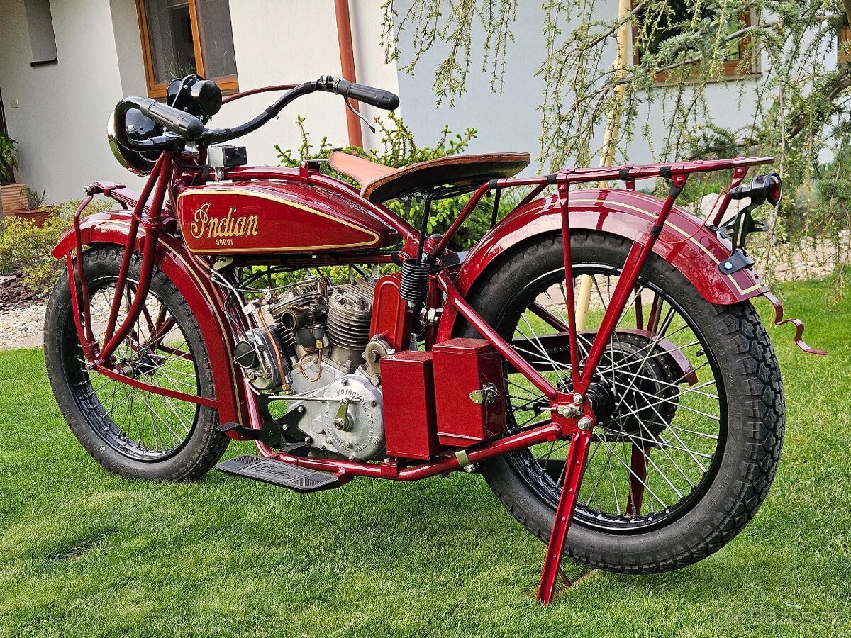 Indian scout 600cm3 ,1927 rok - 7
