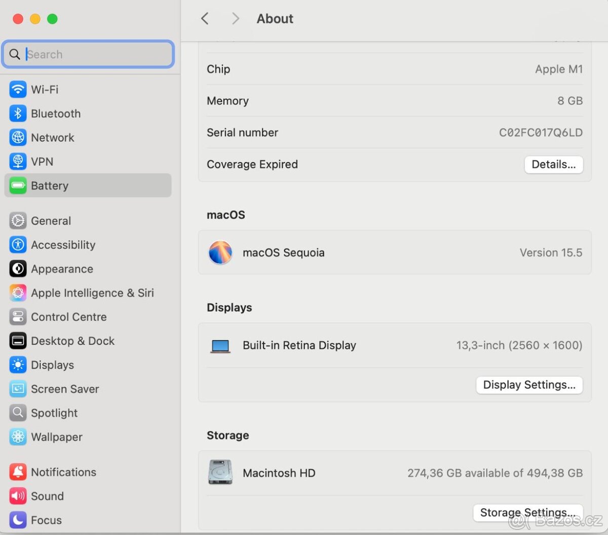 MacBook Air 13” (M1, 8 GB RAM, 512 GB SSD) - 7