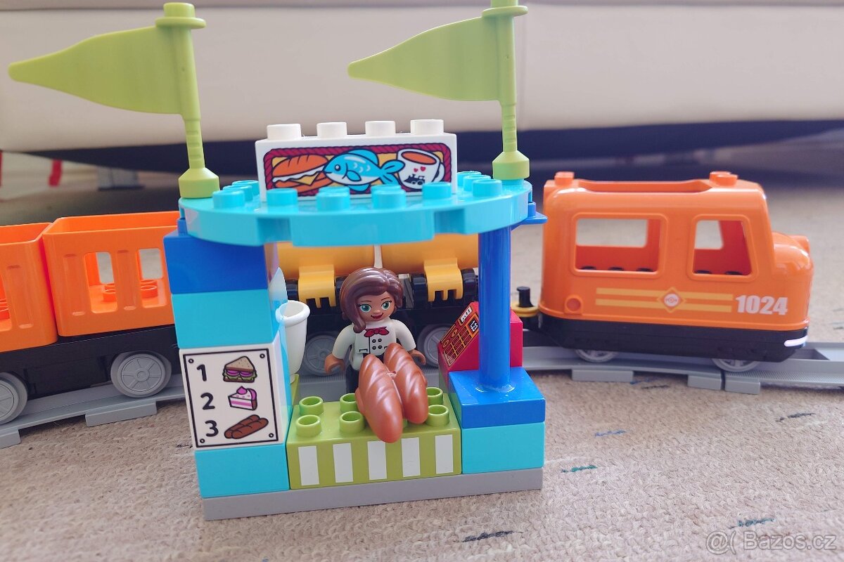 Vlakový set - 4 stavebnic - 7