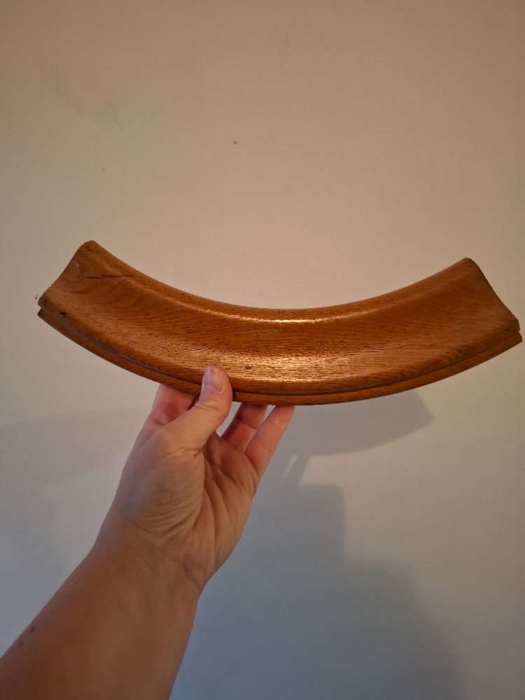 Dřevěný starožitný lustr - 7