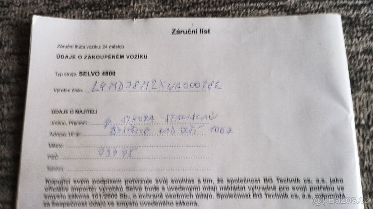 Vozík Selvo 4800 - 7