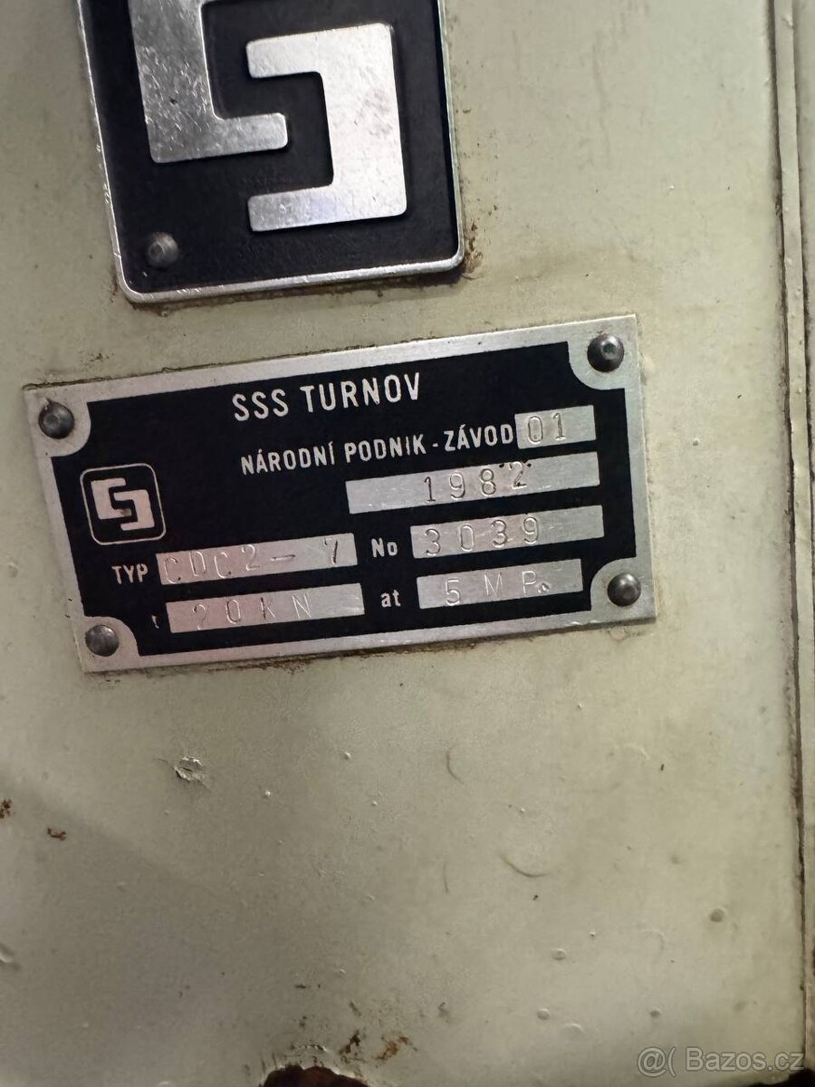 Hydraulický lis CDC 2-7+ dokumentace - více ks - 7