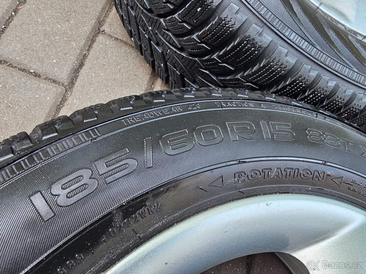 ALU kola zimní Škoda 5x100 Fabia II Roomster R15 - 7