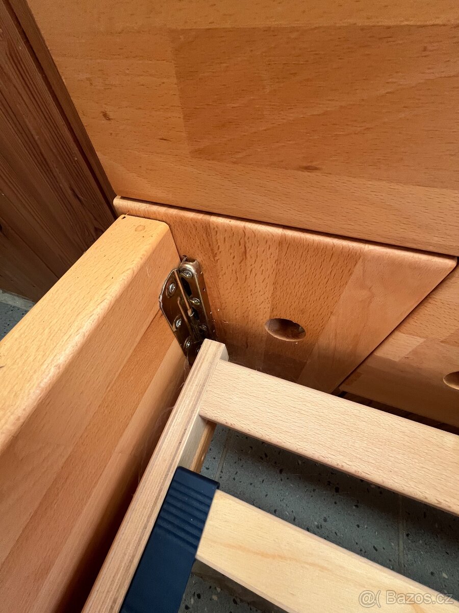 Prodám masivní buk.postel - 7