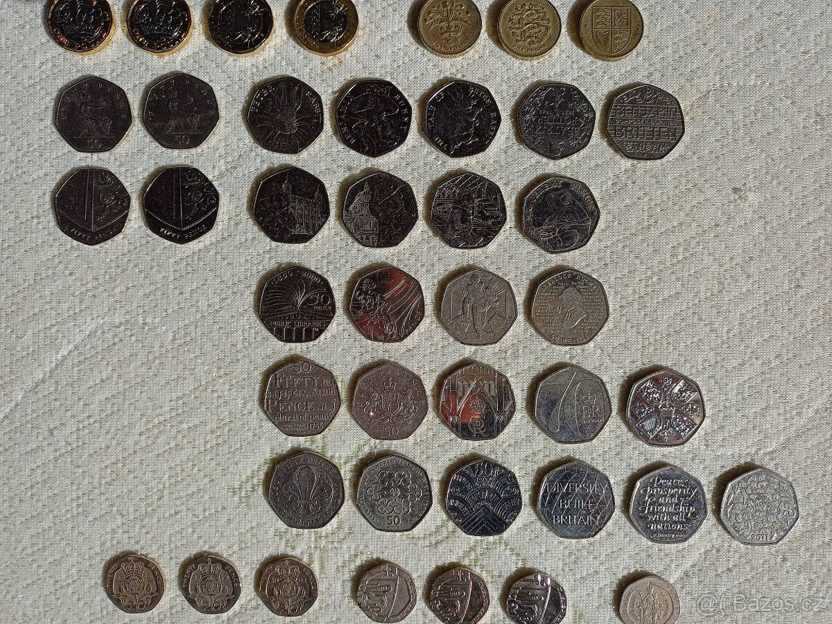 Prodám sbírku anglických mincí. - 7