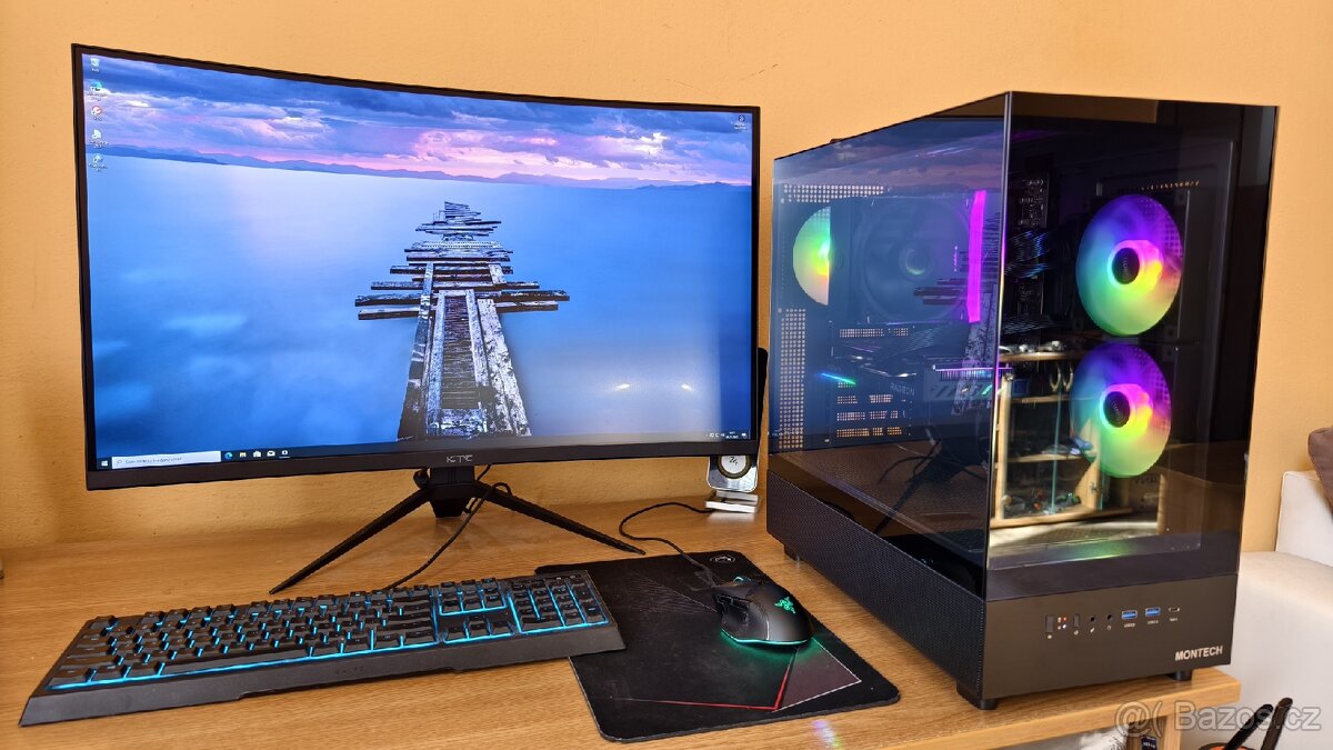 Nové herní PC ryzen 7600/32Ram/9060XT/1TBssd/win11 záruka - 7