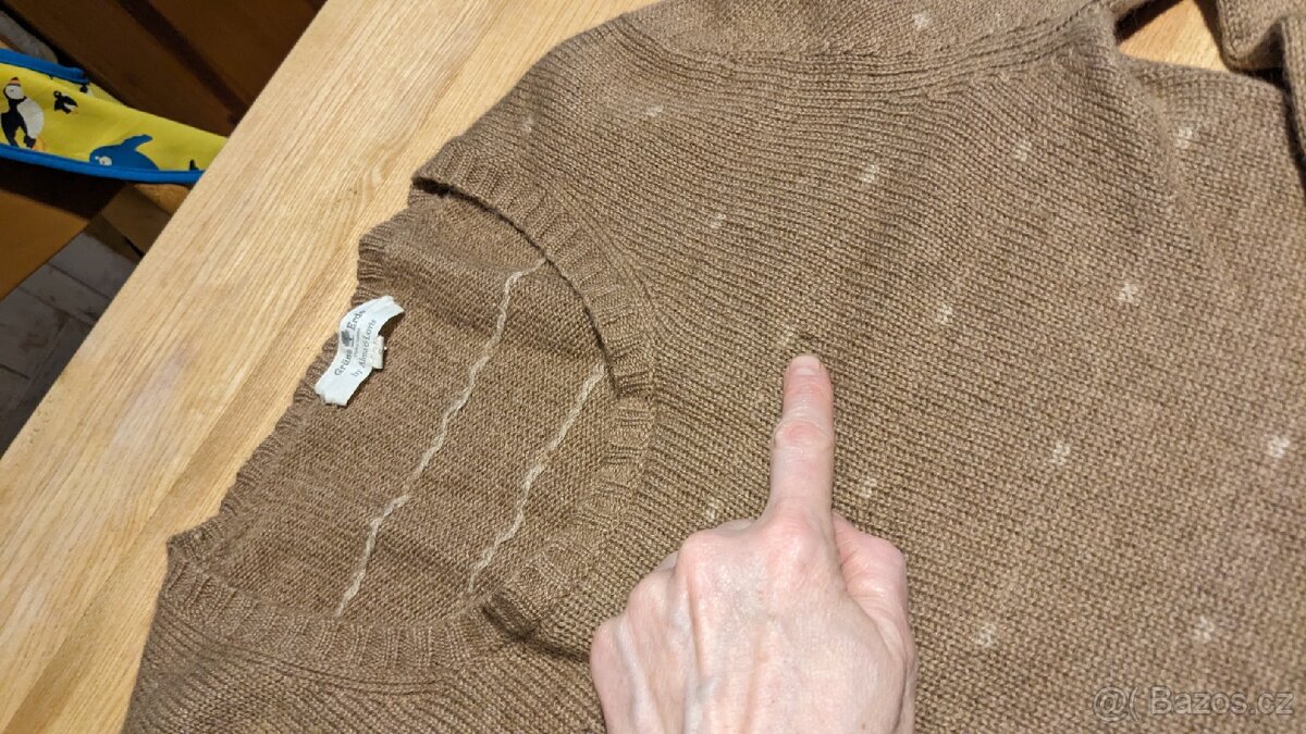 Svetr 100% camel velbloudí srst - 7